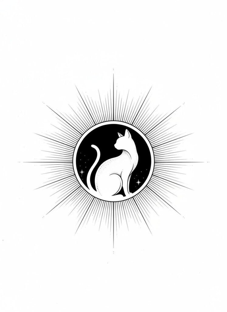 Eclipse Cat Tattoo